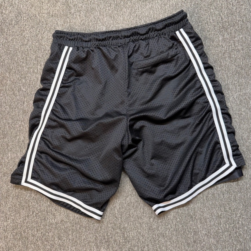 Billabong Andy Irons AI Forever Mesh Basketball Shorts Mens Small Black White - Picture 8 of 8